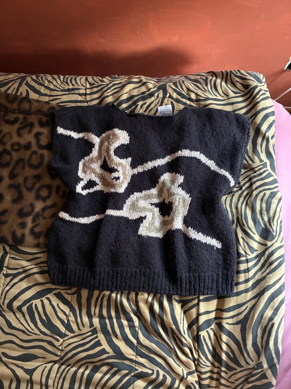 Vintage sweater vest, fits a s/m